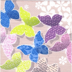 Serwetka do decoupage - 1829- motyle
